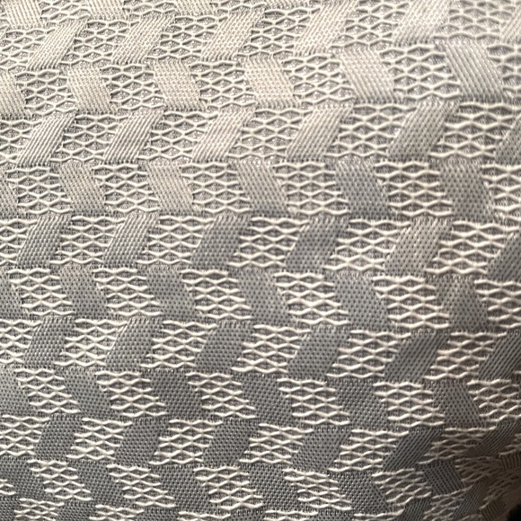 TED BAKER DENAI SILVER/BLUE JACQUARD FIT AND FLARE DRESS US SIZE 4 - Picture 3 of 12